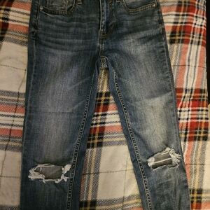 Distressed Blue Jeans for Women